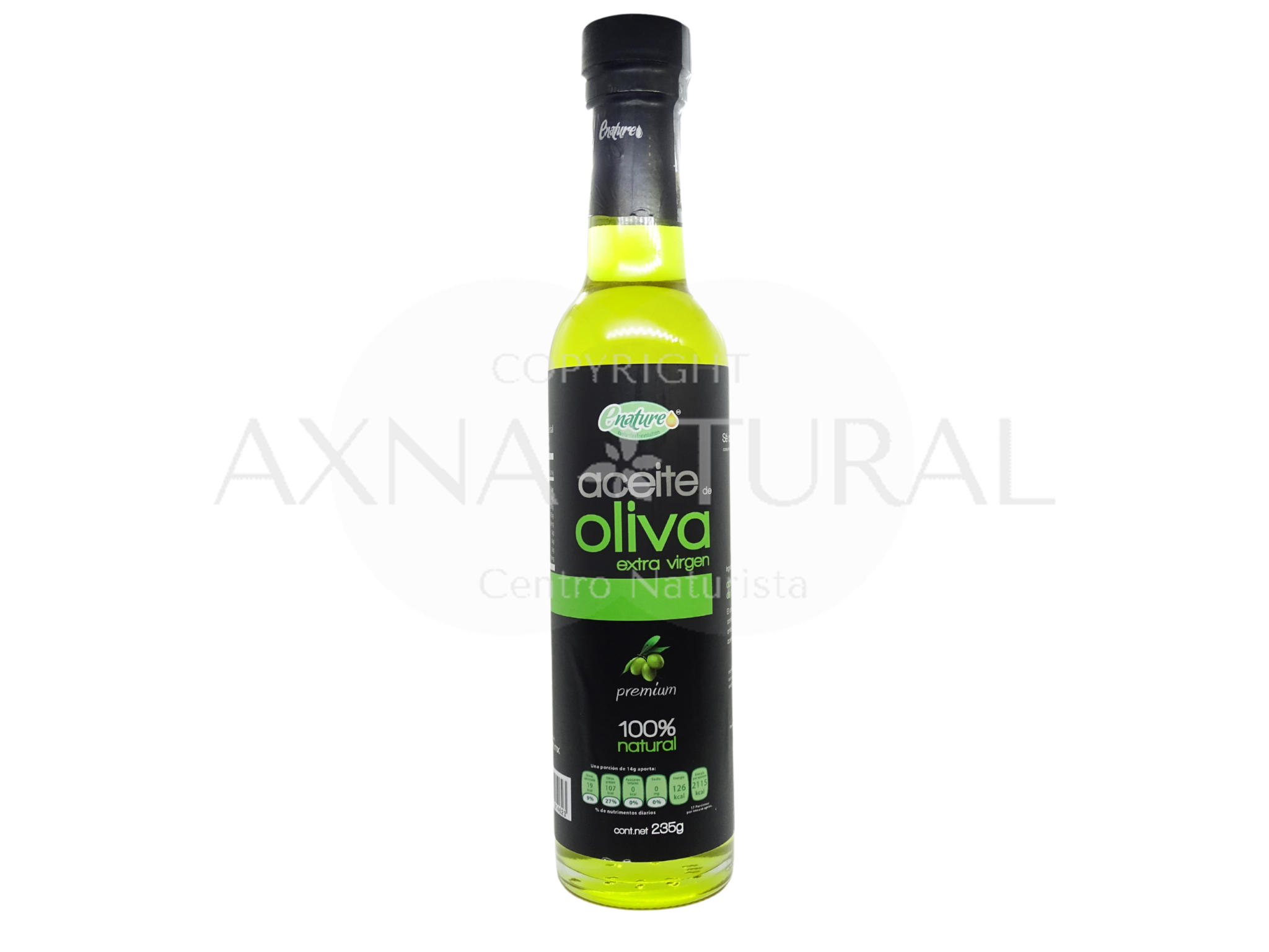 Aceite De Oliva Extra Virgen Enature 235 G Axnatural